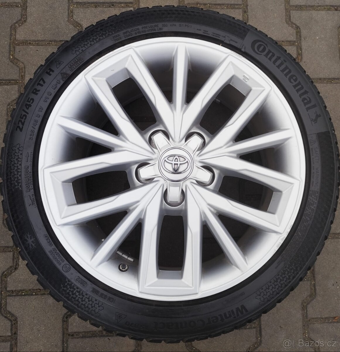 Zimní alu disky originál Škoda Toyota Corolla 5x114,3 R17 - 2