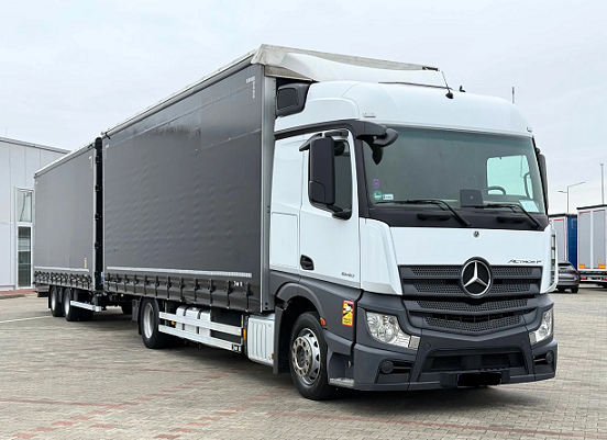 Mercedes-Benz Actros 1840 - velkoobjemová průjezdná souprava - 2