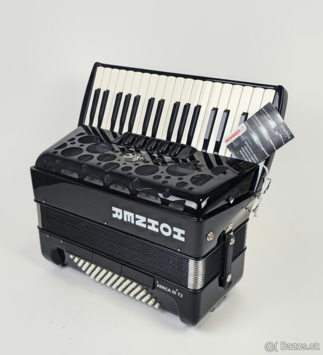 Nový akordeón Hohner AMICA III, 72bas, 3 hlas + záruka - 2