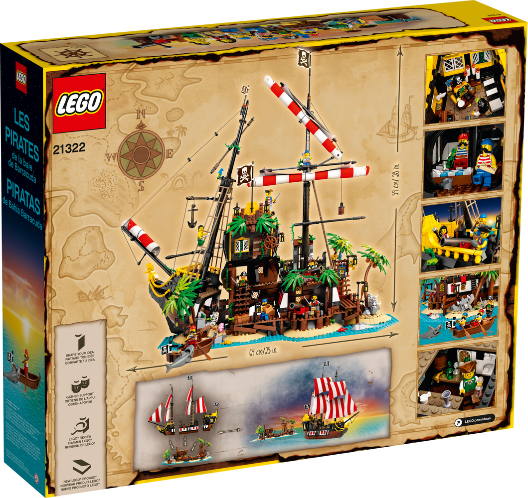 LEGO Ideas 21322 Pirates of Barracuda Bay /NOVÉ - 2