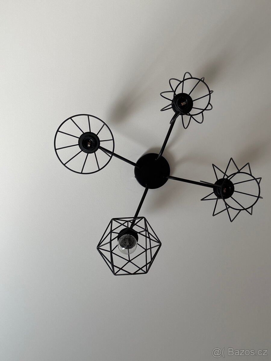 Stropní svitidlo cerne - 2
