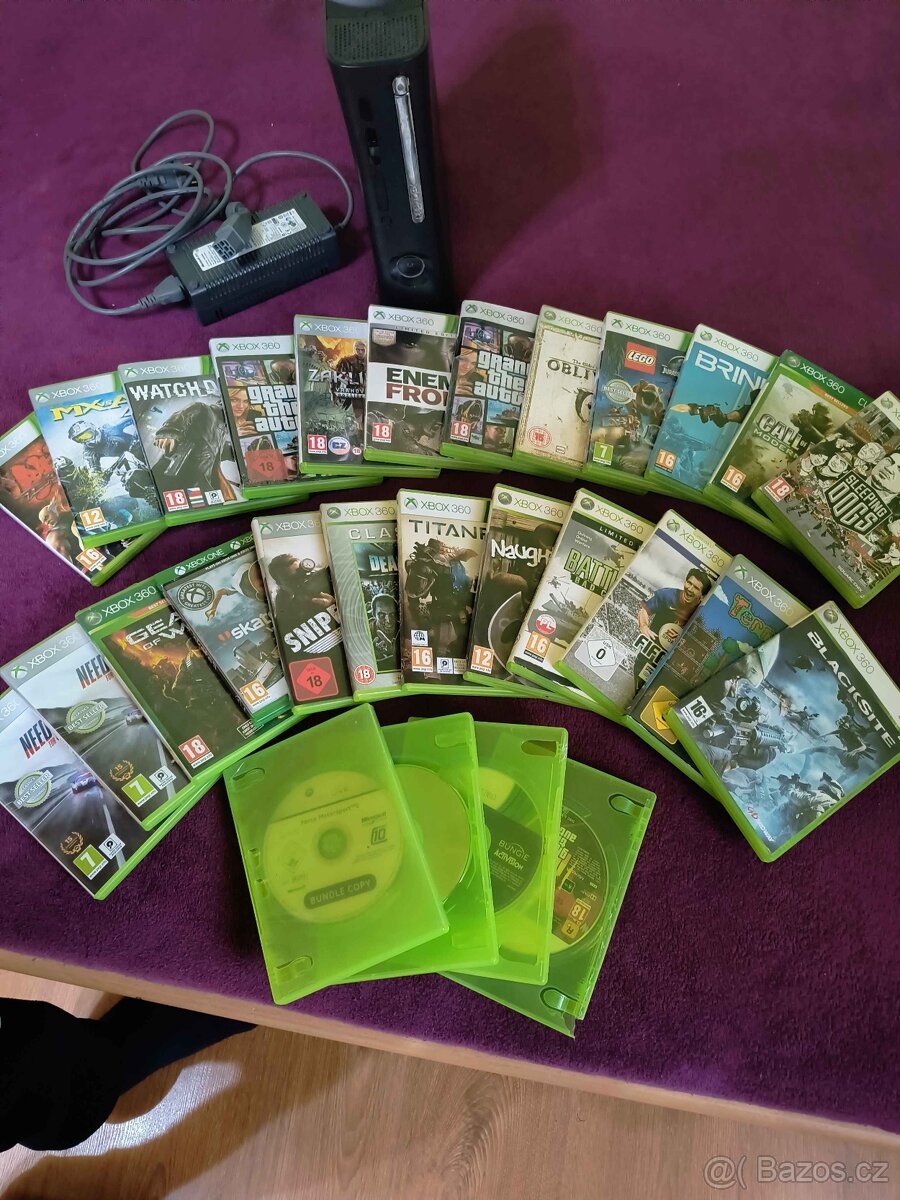 XBOX 360 + 28 her - 2