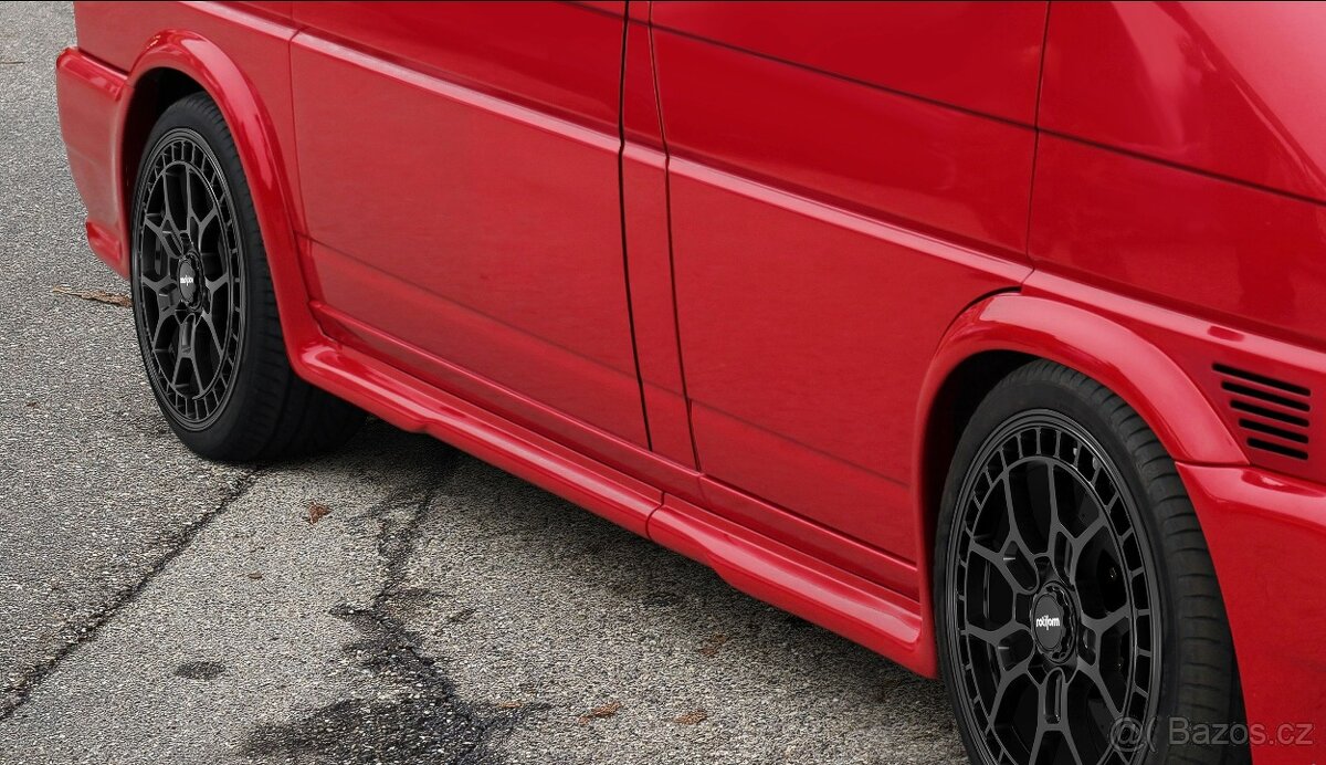 VW T4 (90-03) rozšířené lemy a prahy, vzhled ZWO - 2