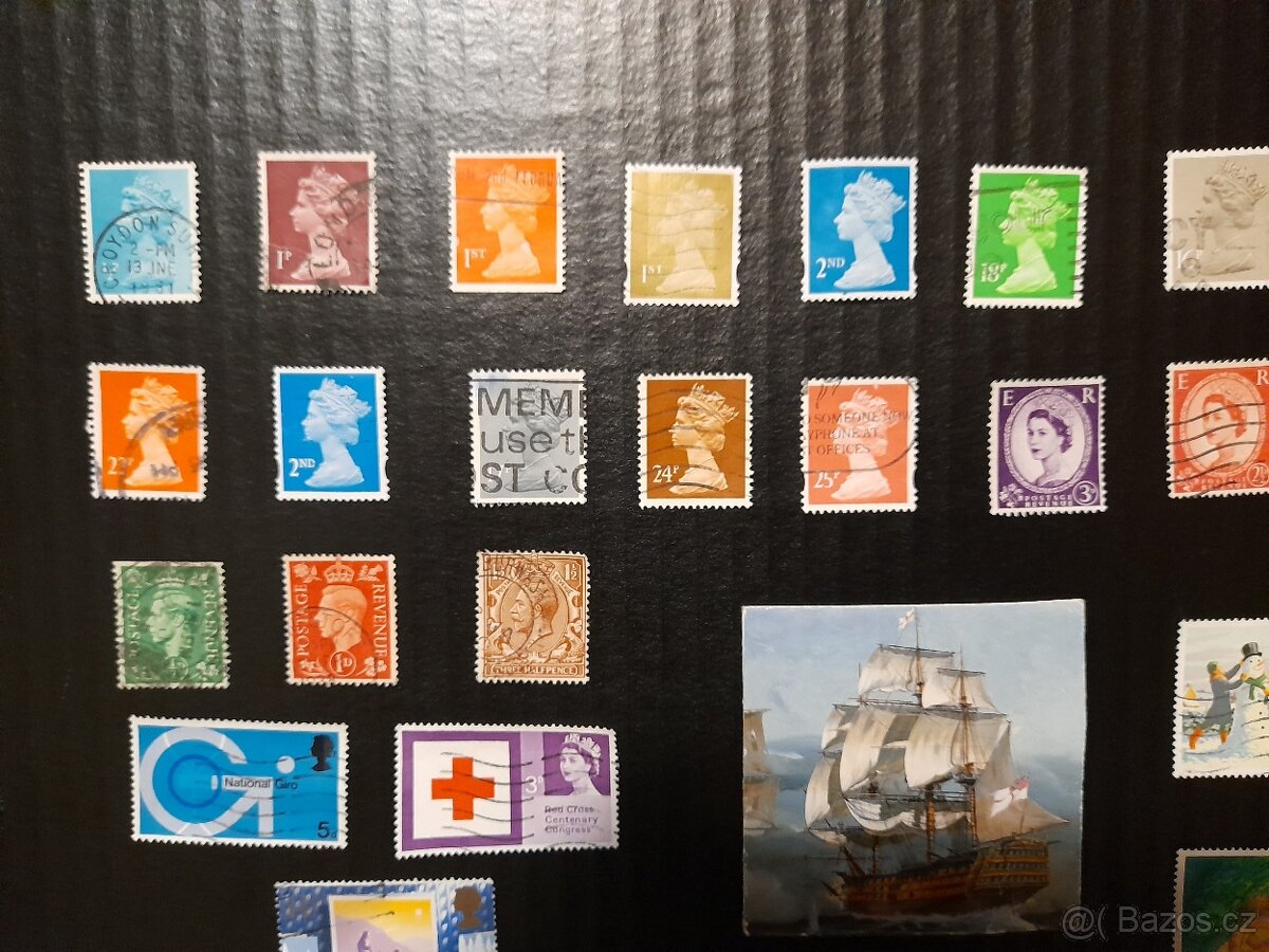 poštovní známky / ANGLIE č.3 30ks - 2