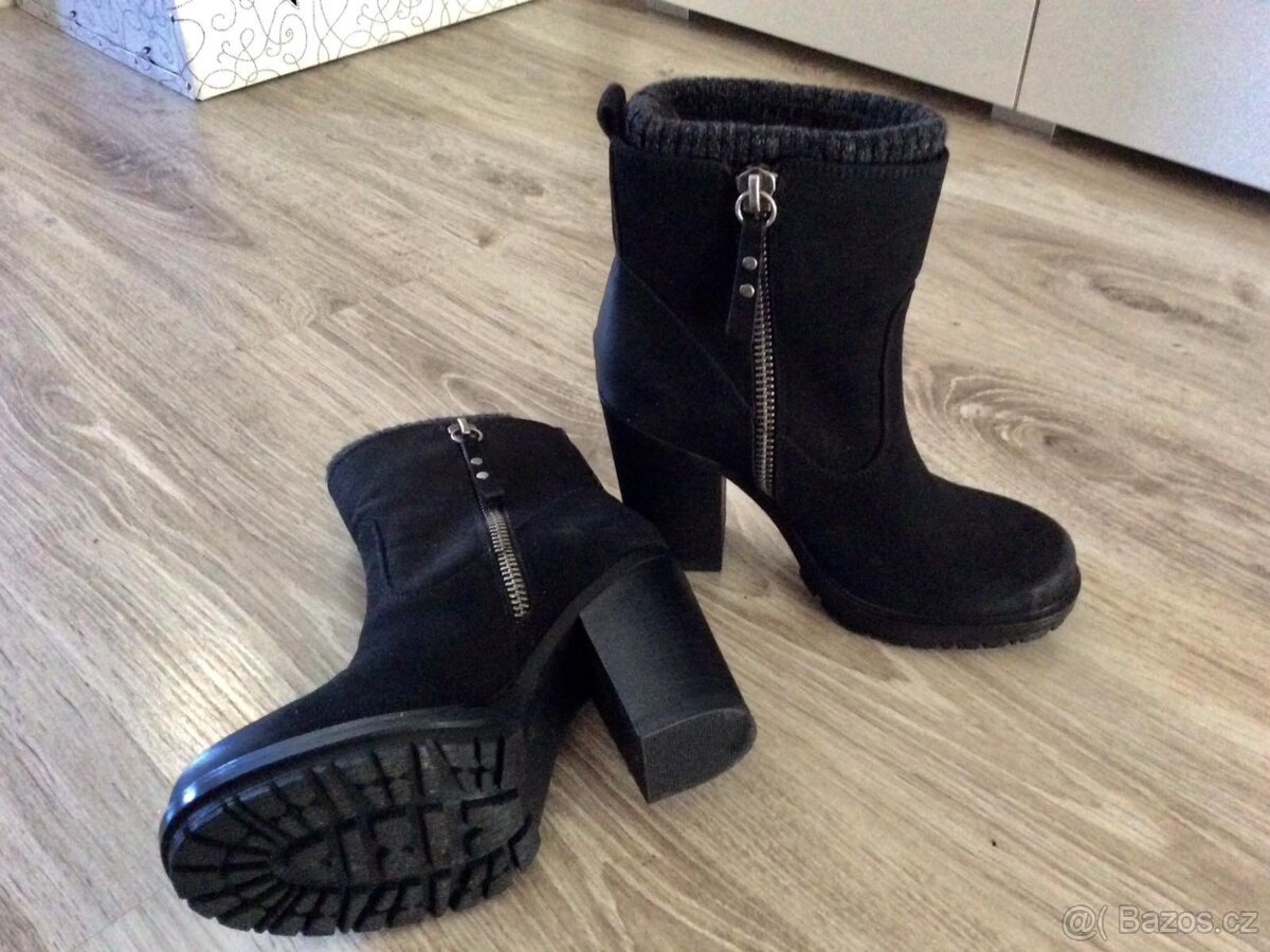 Dámské kotníčkové boty, vel.38. - 2