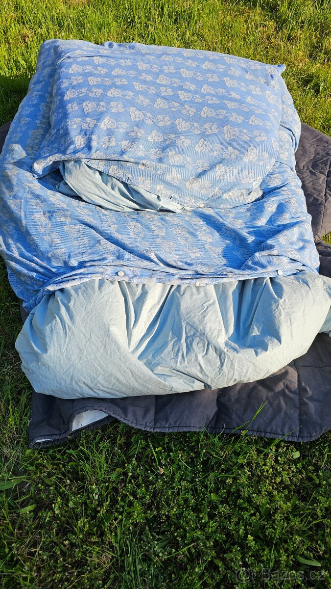 Nová péřová deka/ duchna včetně polštáře - 2