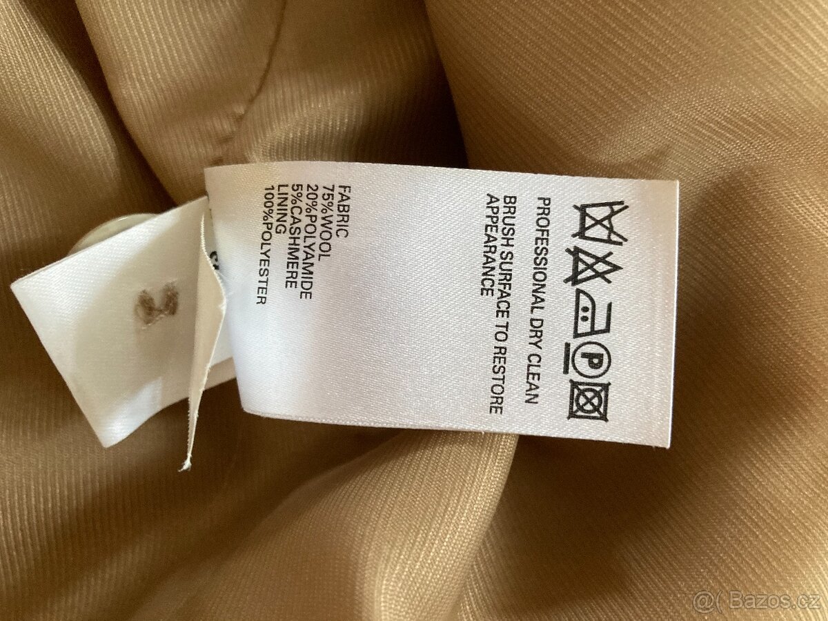 Dámský ručně šitý vlněný kabát Marks&Spencer - 2