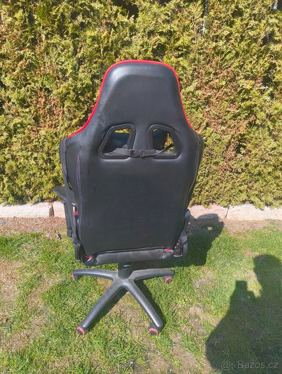 Herní židle Red Fighter C1 červená - 2