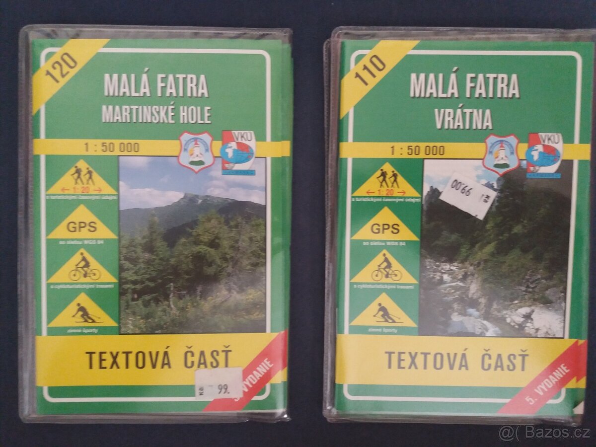 turistické mapy Malá Fatra - 2