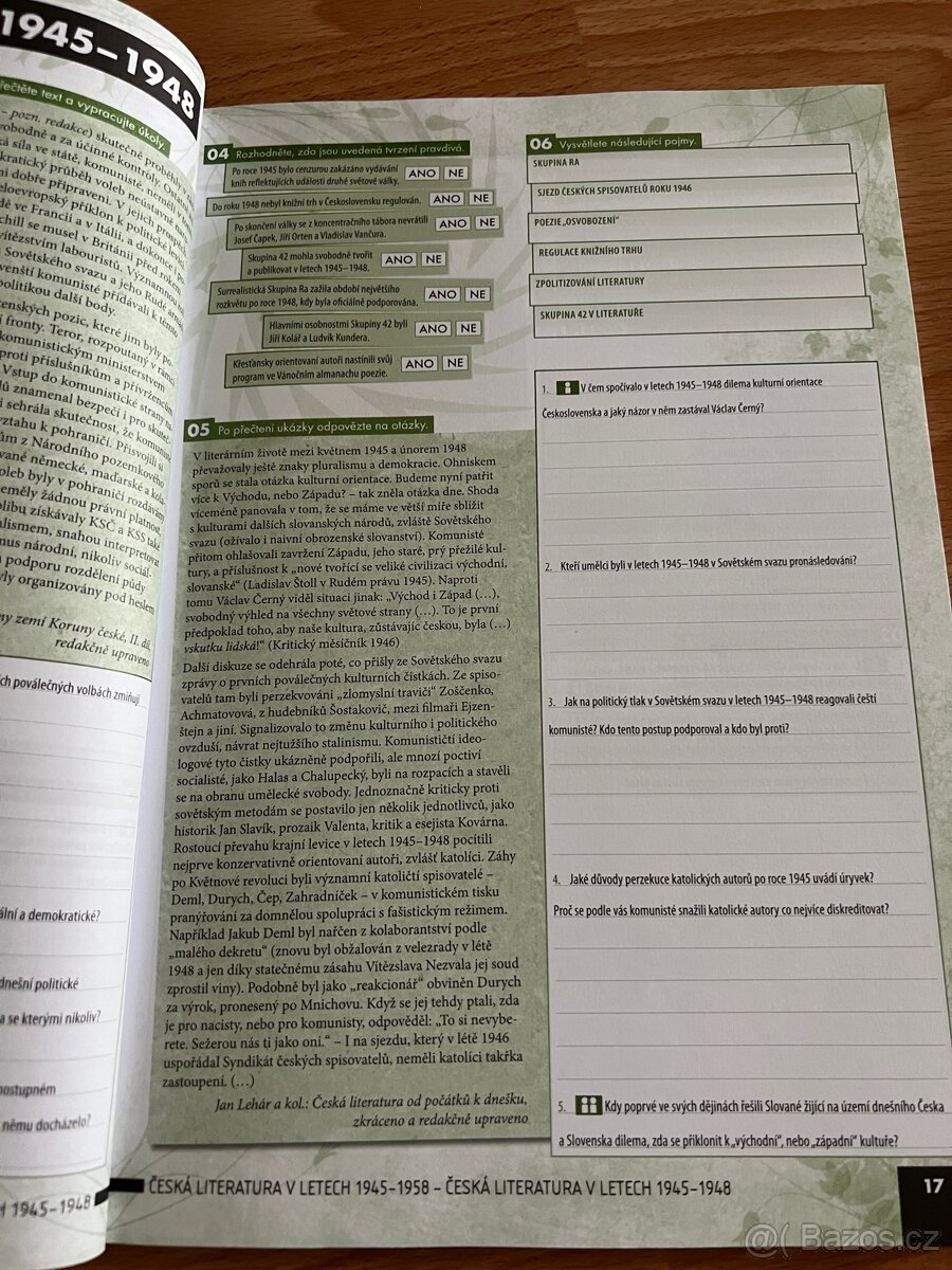 Literatura při 4. ročník středních škol - 2