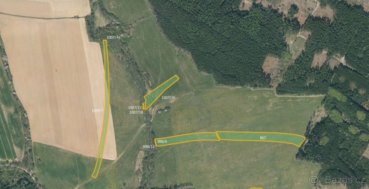 Zemědělská půda, prodej, Mlýny, Tábor - 2