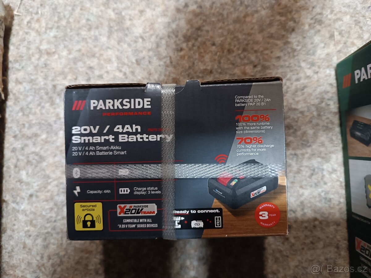baterie Parkside 4Ah + duální rychlonabíječka - 2