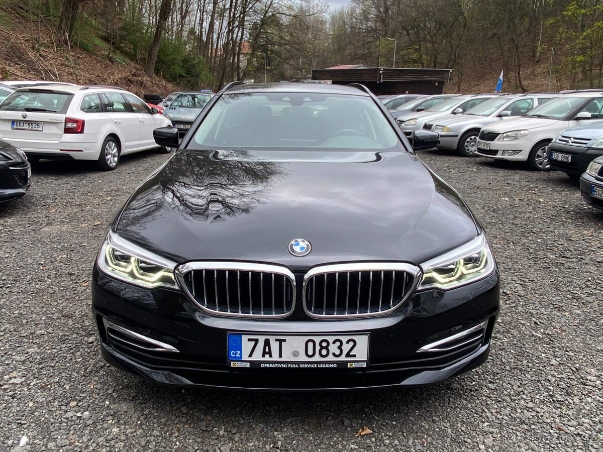 BMW 520d xDrive Touring LuxuryLine 2018 122tkm 4x4 klima ČR - 2