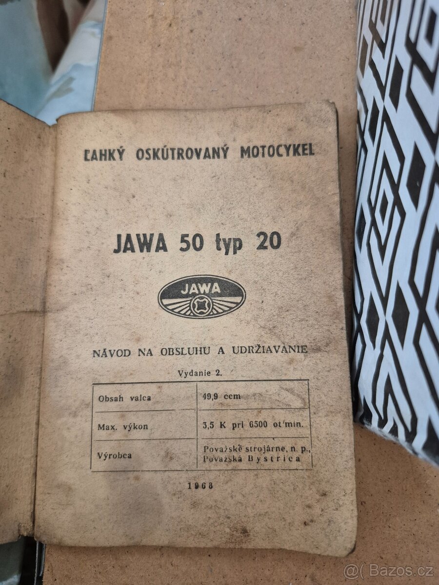 Jawa 50 TYP 20 návod na obsluhu - 2