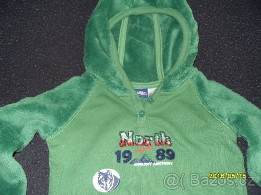 NOVÁ mikina z kapuči vel.86/92 - 2