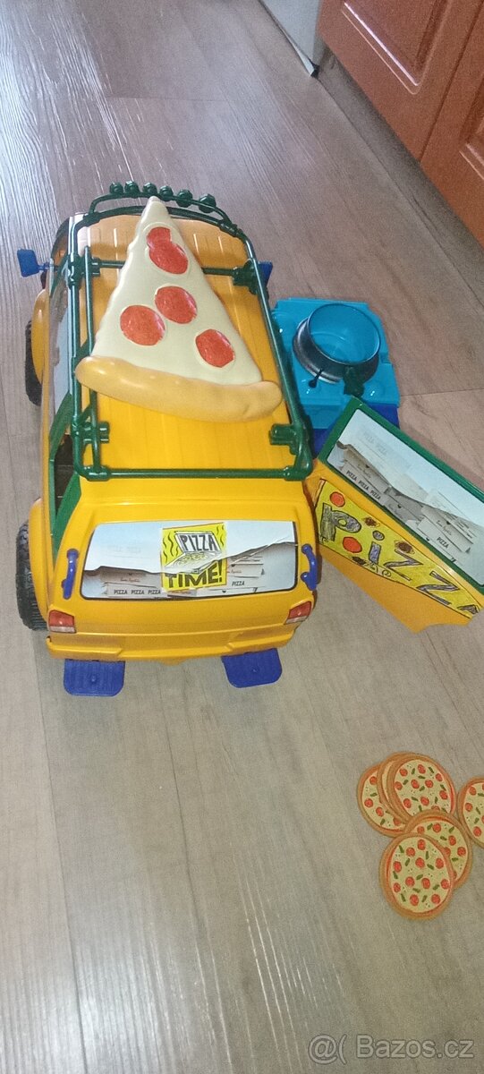 Želvy Ninja Pizza dodávka auta - 2