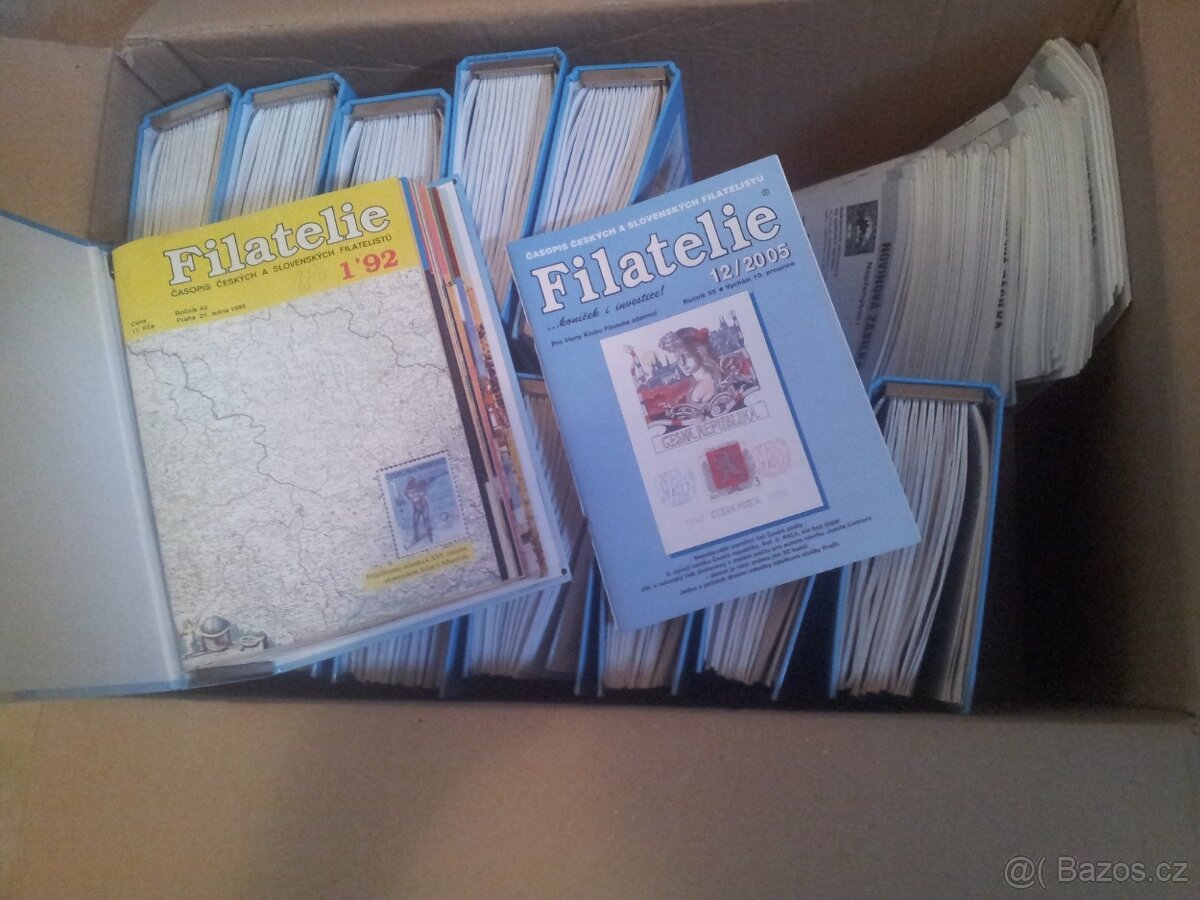 Časopisy FILATELIE, kompletní ročníky 1992 až 2005 - 2