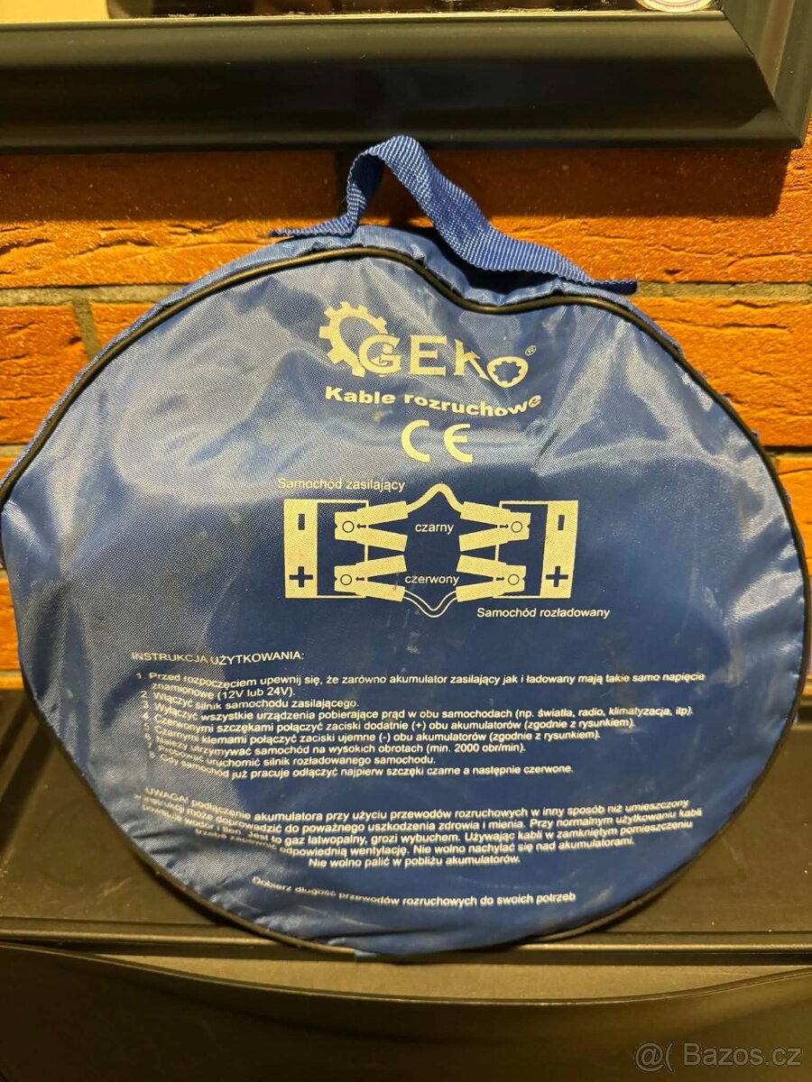 GEKO Startovací kabely 900A 6m - 2