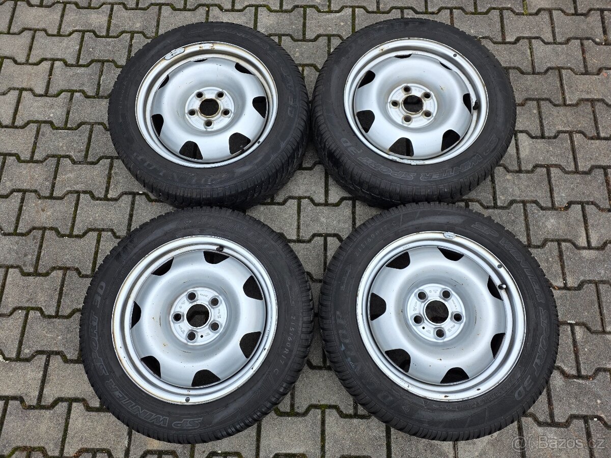 Zimní sada VW T5 Dunlop 215/60/17C - 2