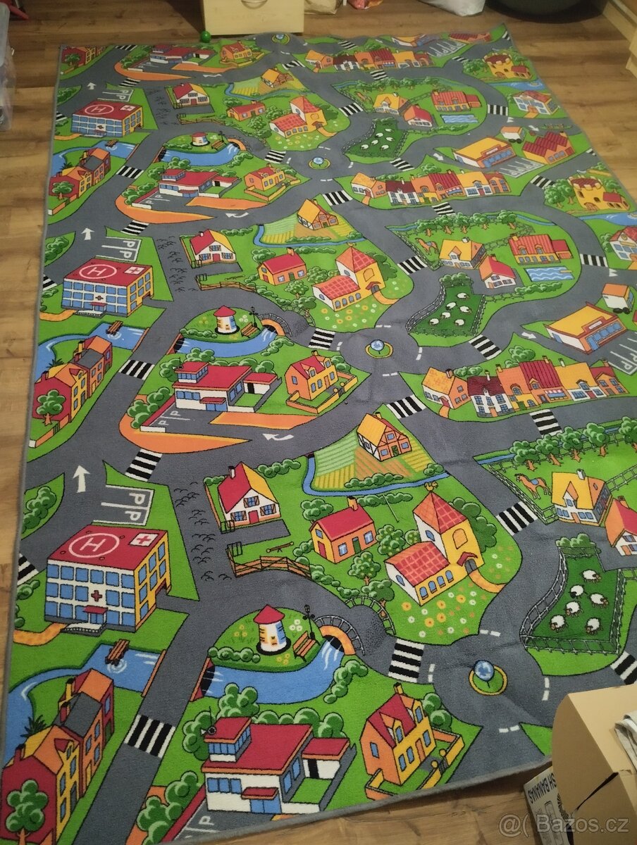 Dětský koberec - little village - 2