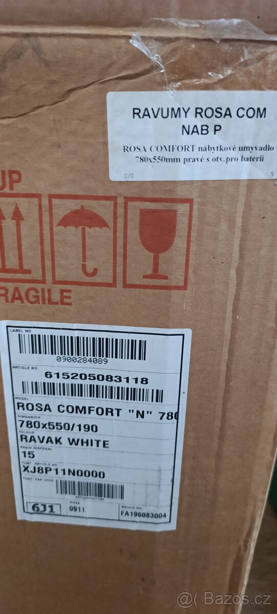 Umývadlo rohové pravé Ravak - 2