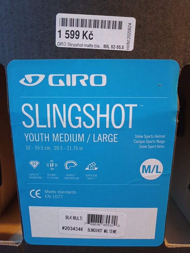Lyžařská helma Giro M/L, 52-55,5cm. - 2