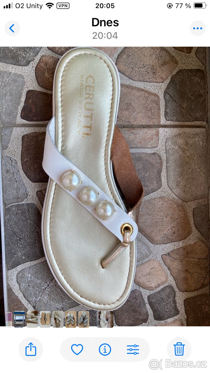 Luxusní žabky Cerutti - 2