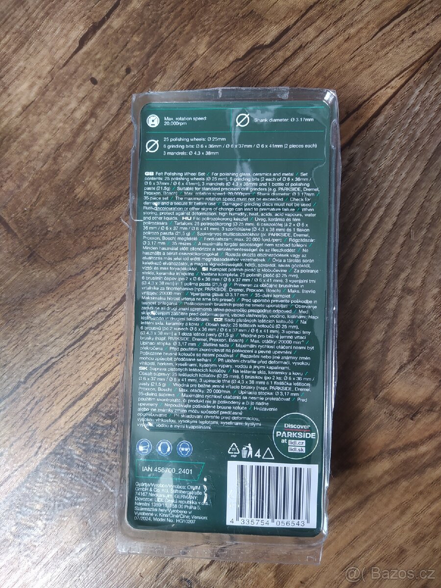 Sada plstěných leštících kotoučů pro mikrobrusku - 2