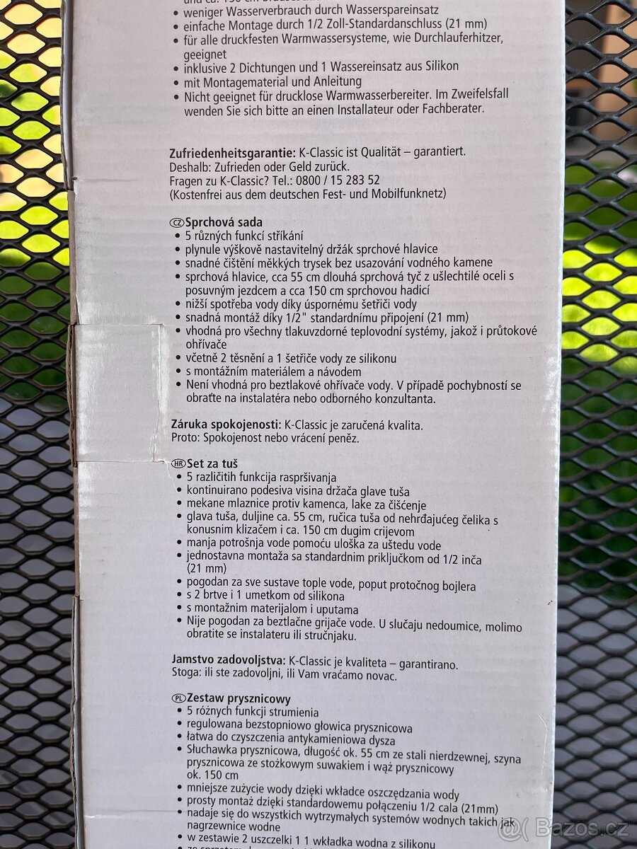 Sprchová sada-nová - 2