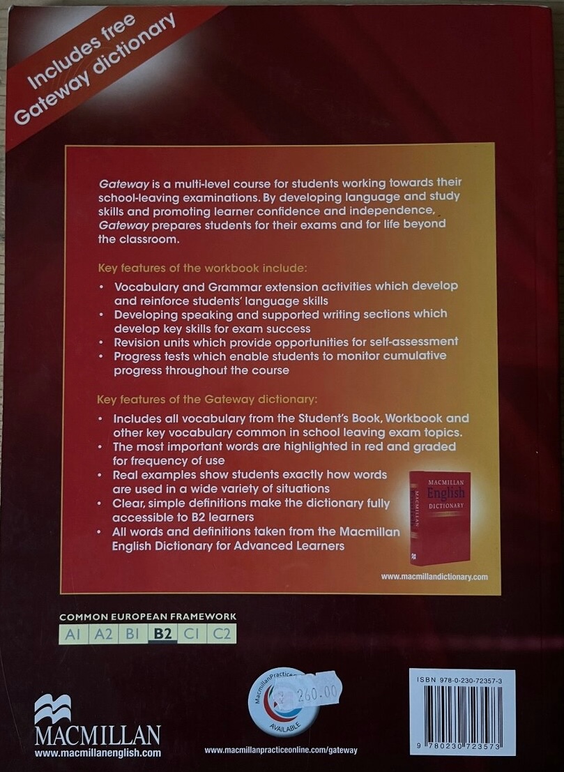 Gateway workbook B2 - 2