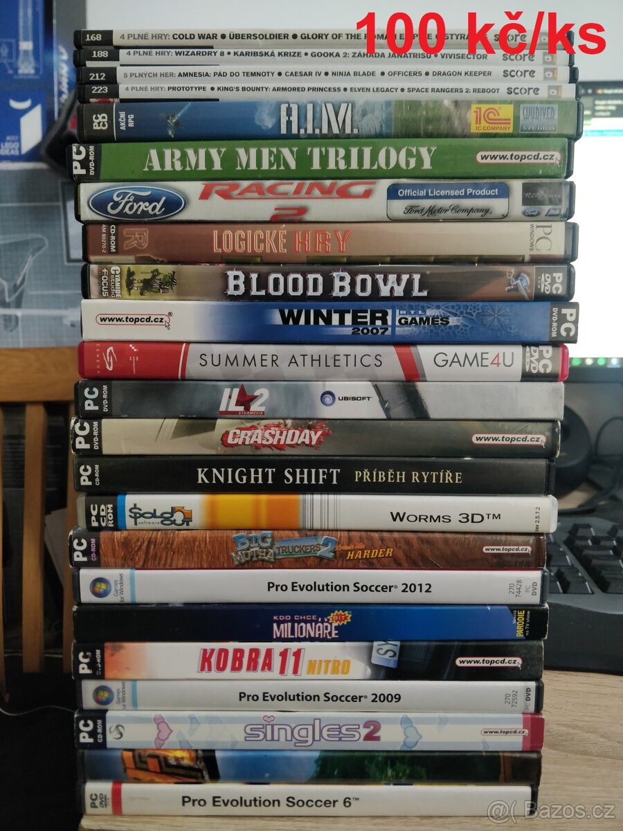 PC hry - 50kč/ks - 2