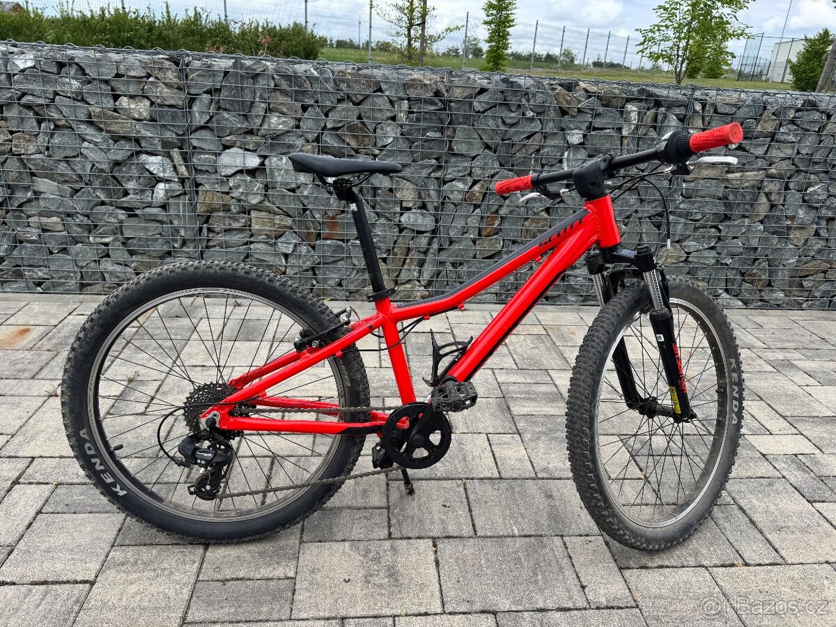 Prodám dětské kolo Scott 24 červené - 2