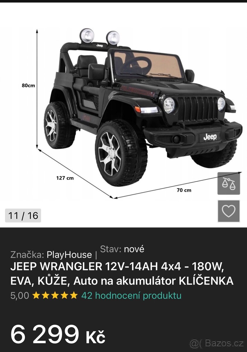 Dětské elektrické autíčko - 2