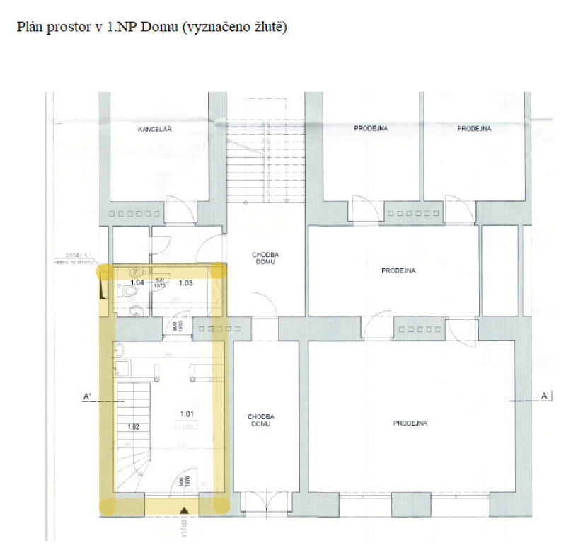Pronájem obchodního prostoru (kavárny/restaurace) v Nuslích, - 2