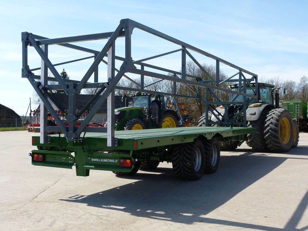 Přepravník balíků LAUMETRIS PTL-15R + hydraulické bočnice - 2