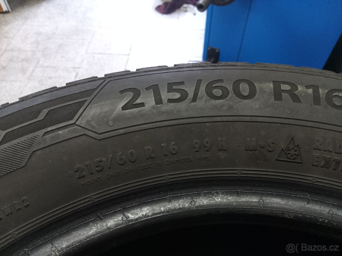 215/60 R16 XL Zimní Barum 2ks - 2
