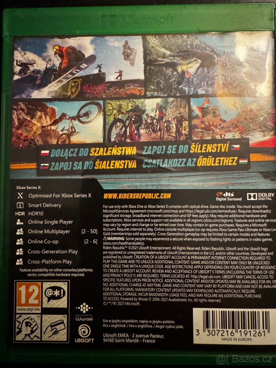 Hra X box ONE - Riders republice - 2