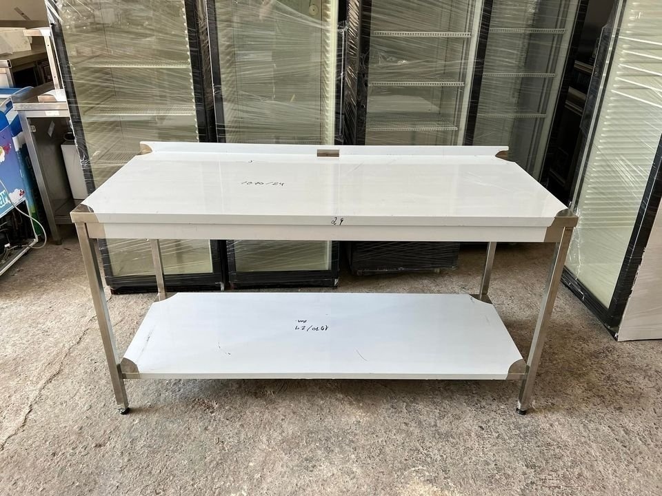 Přístěnný nerezový stůl 1 police RŮZNÉ ROZMĚRY - 2