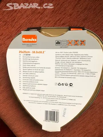 Forma na pečení ve tvaru srdce, zn. Berndes - 2