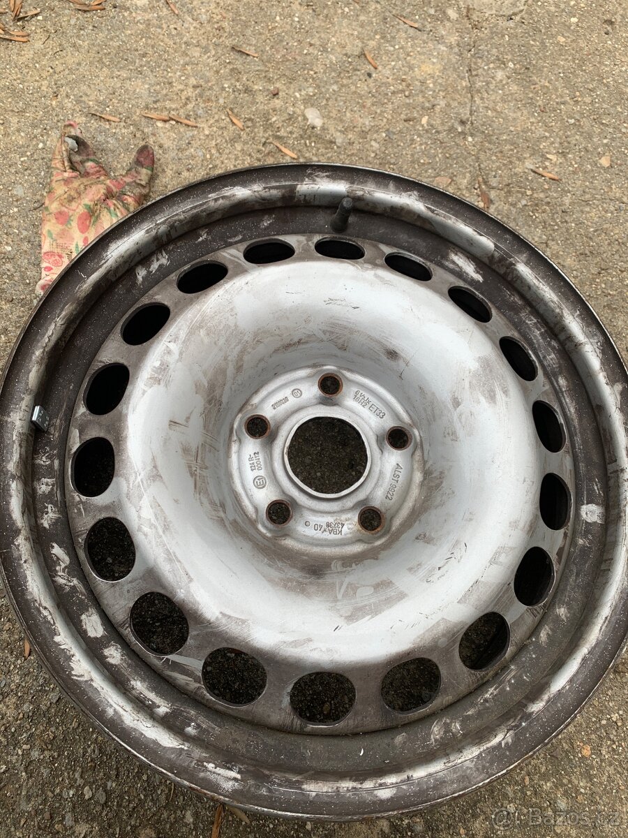 Disk 6,5J x16 ET 33, rozteč 5x 112 střed 57 mm - 2