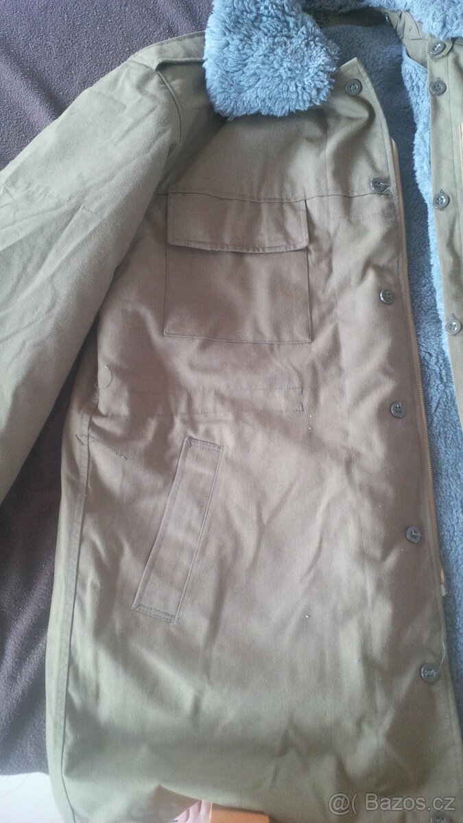 Vojenský kabát s odepínatelnou zimní vložkou - 2