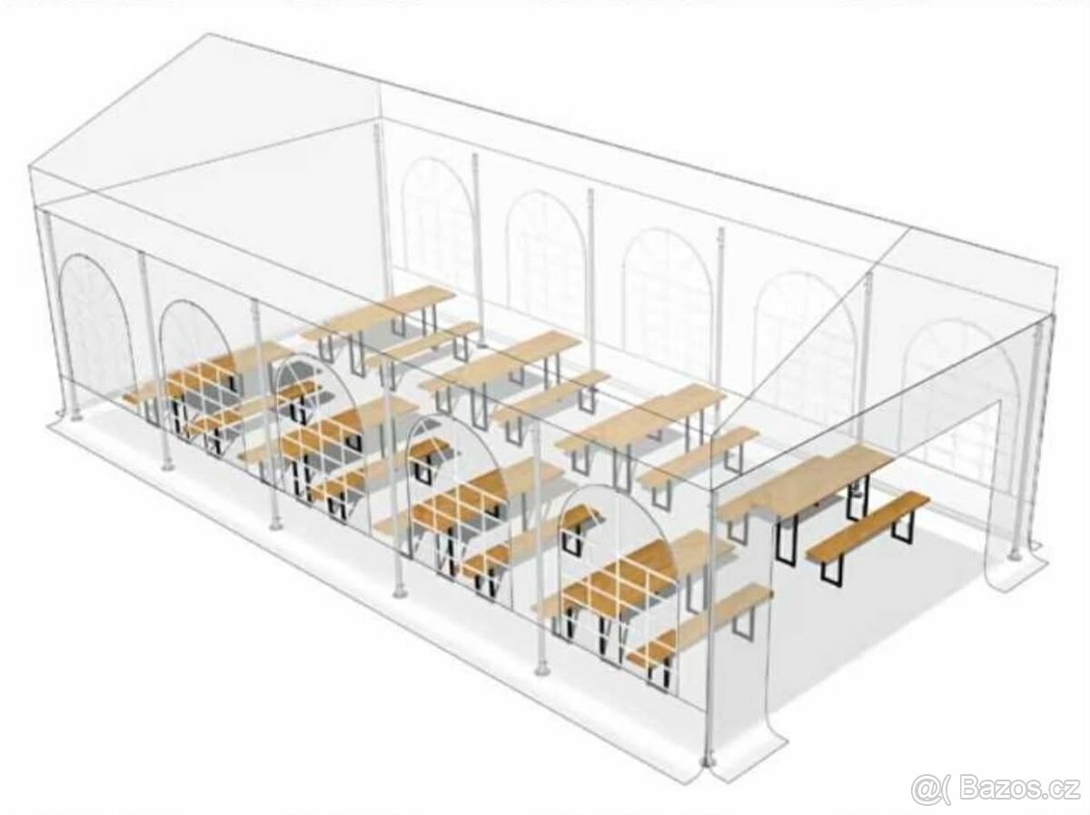 Pronájem párty stanů - 2