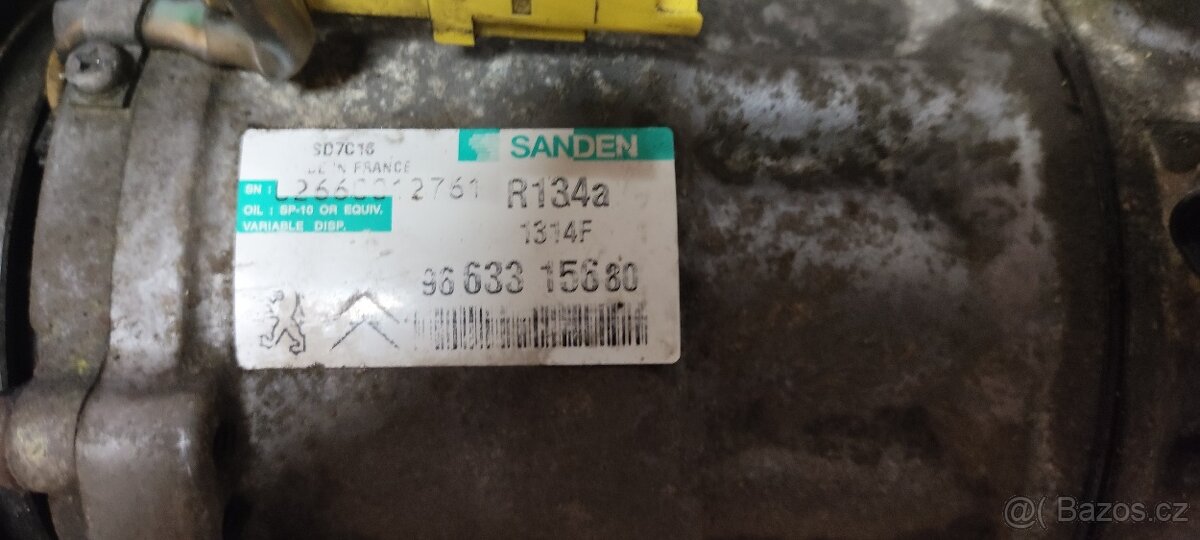 Kompresor klimatizace Citroen C6, Peugeot 407, 607 - 2