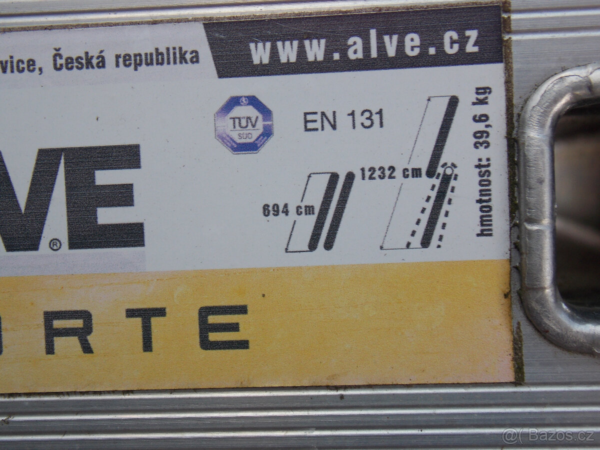 Hliníkový žebřík ALVE - 2