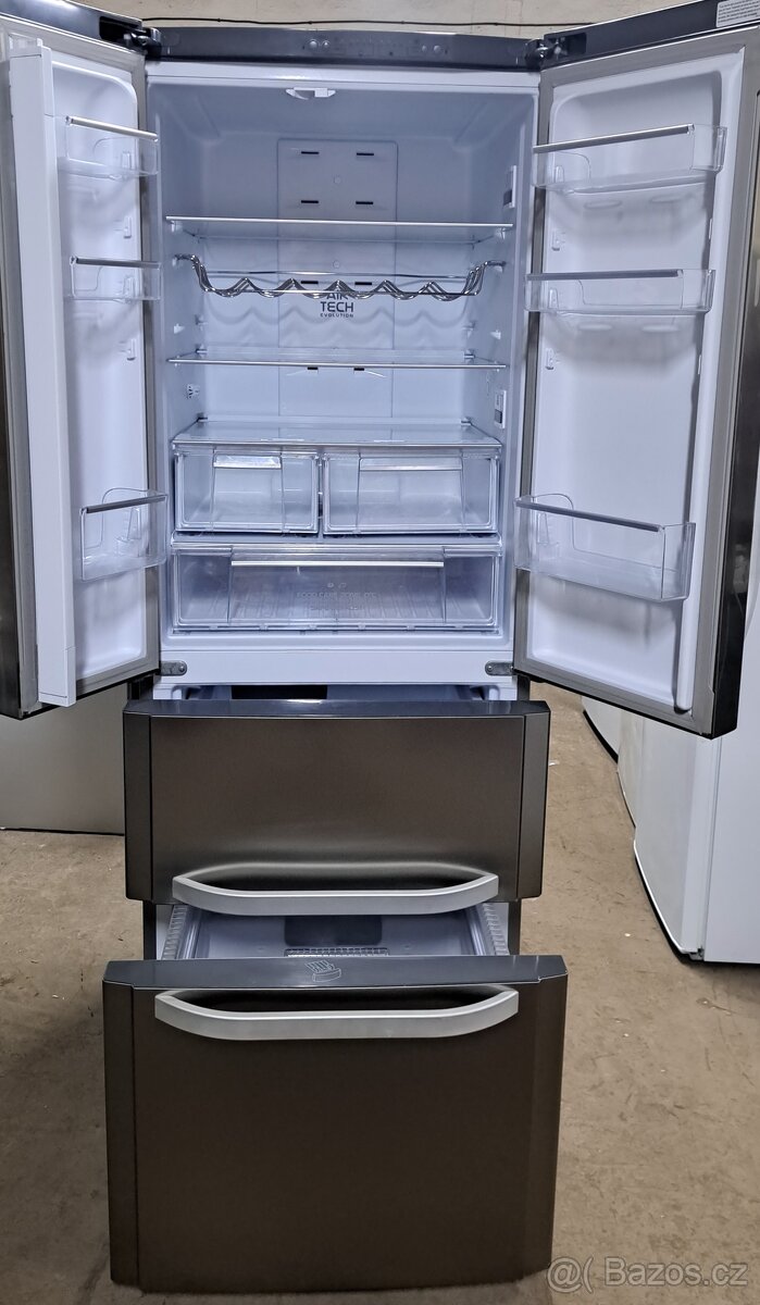 Americká lednice HotPoint-Ariston, nerez. - 2