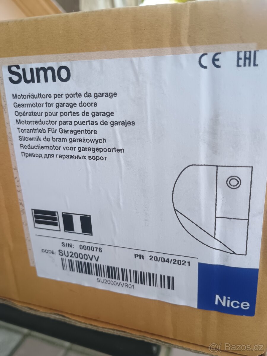 Sumo SU2000VV pohon sekčních vrat - 2