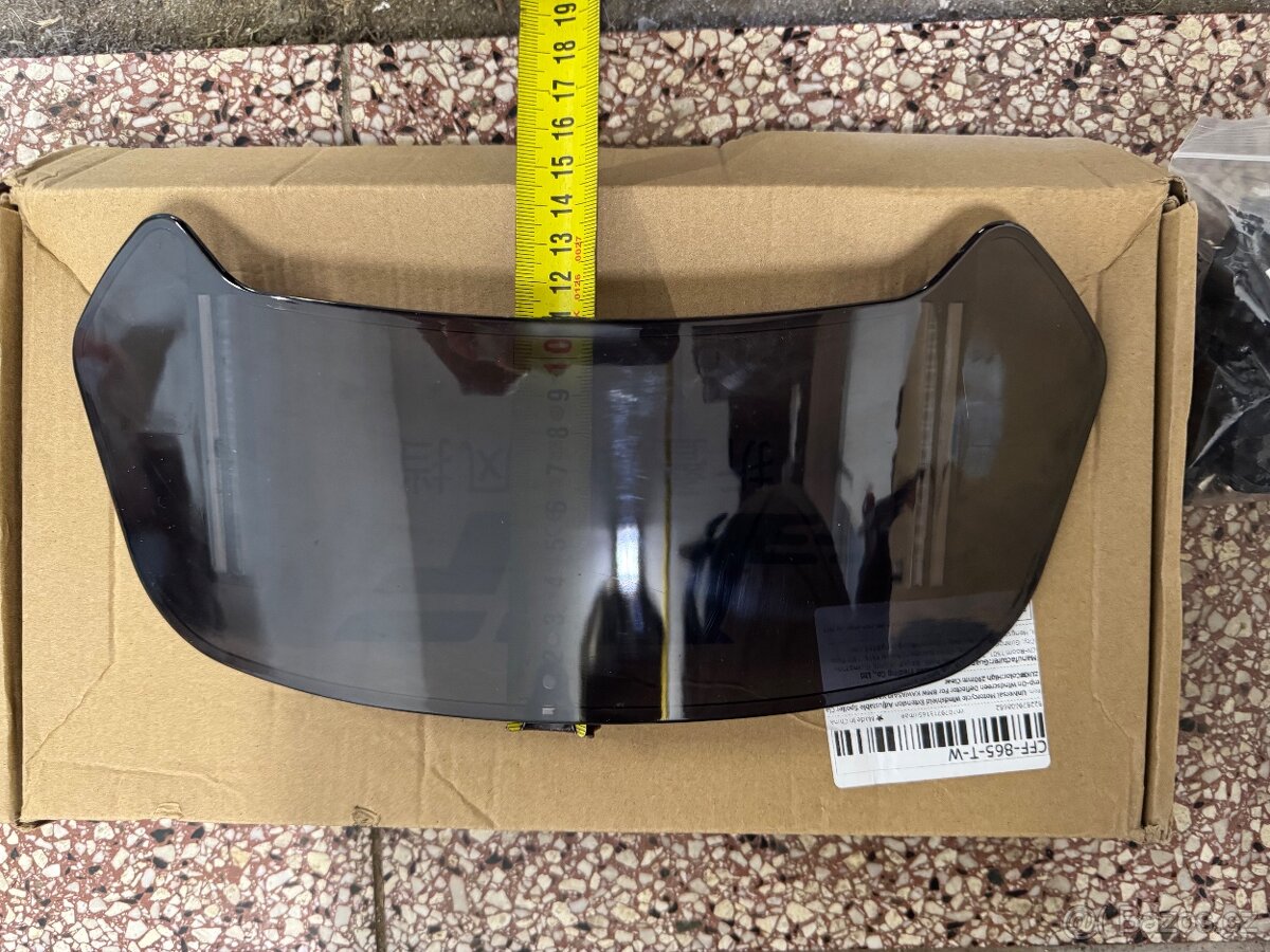 Přídavný štít na motorku ,deflektor - 2