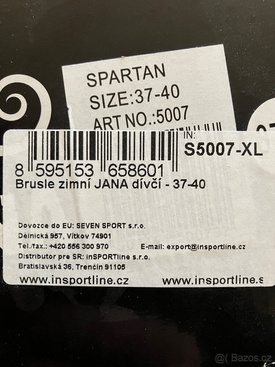 Brusle zimní dívčí JANA velikost 37-40 - 2