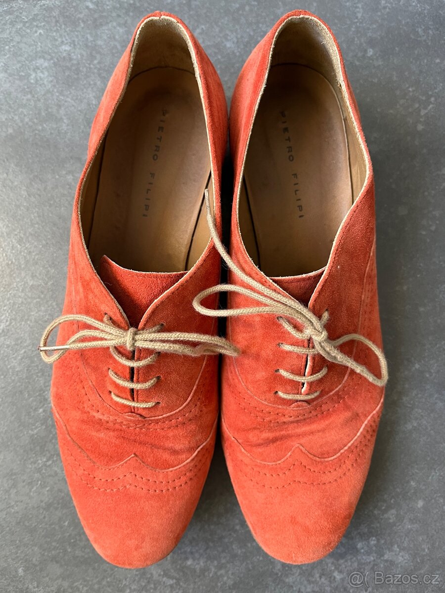 Kožené dámské polobotky Pietro Filipi, vel. 41 - 2