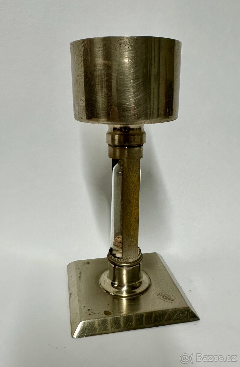 Alpaka starožitný snad pohárek s LOGEM - 2